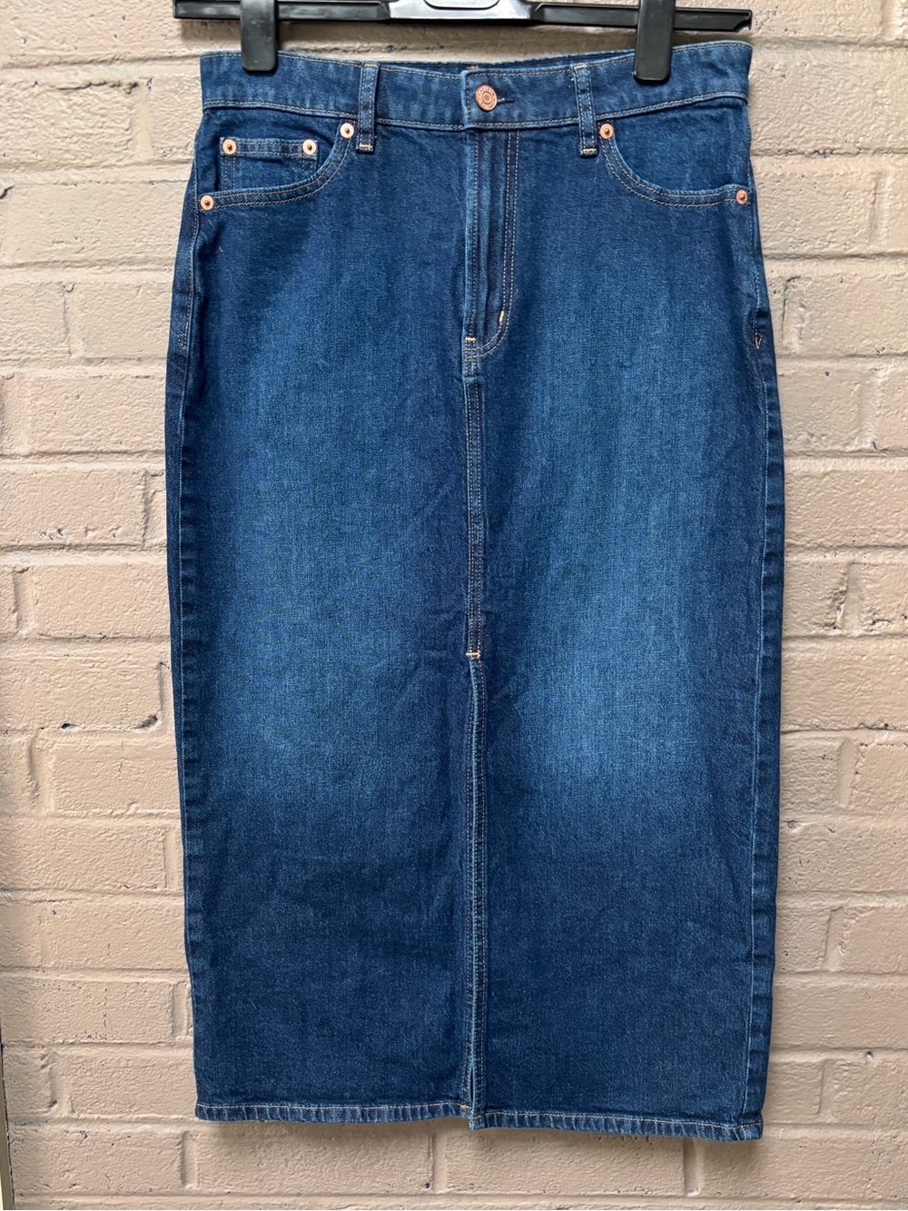 GAP Icon Midi Denim Skirt 6